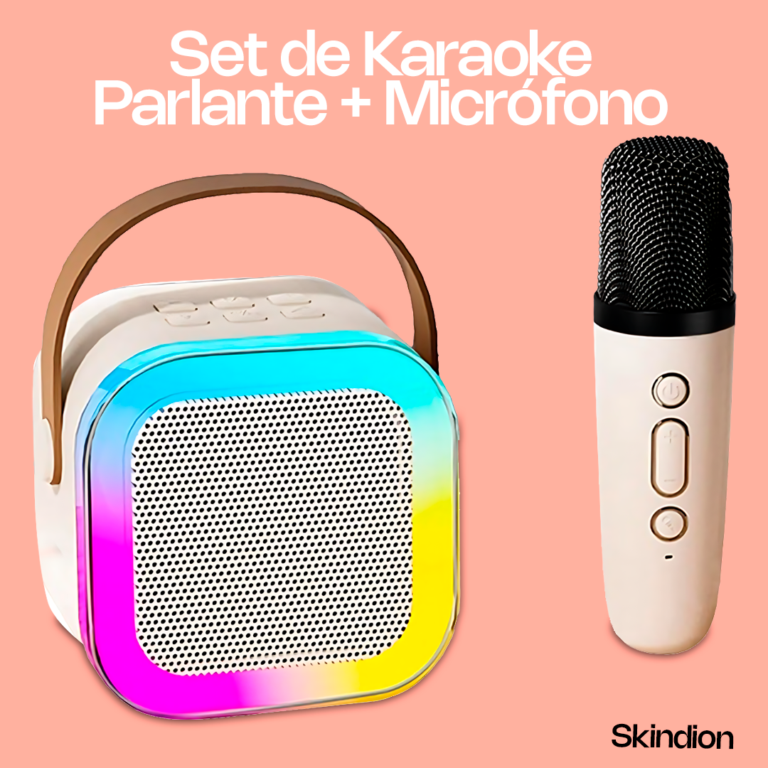 Skindion PartySound - Set Karaoke Parlante + Micrófono