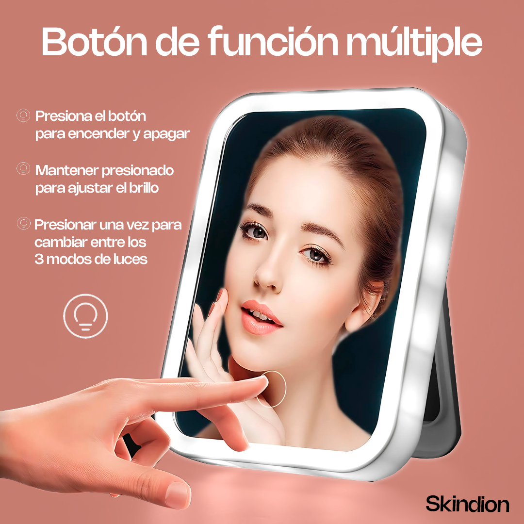 Skindion LEDGlow - Espejo LED