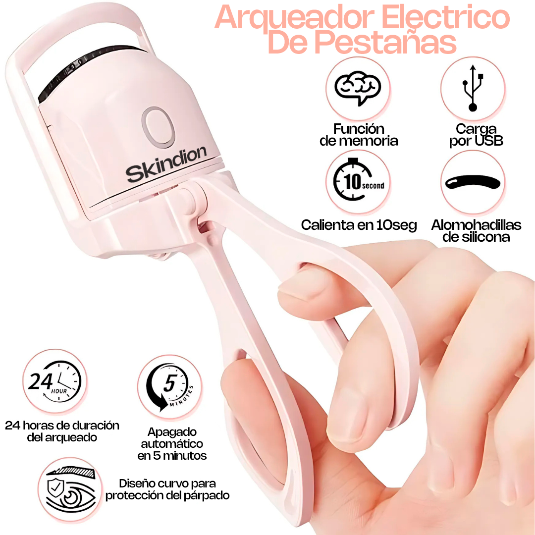 Skindion LashCurl - Rizador de Pestañas Térmico