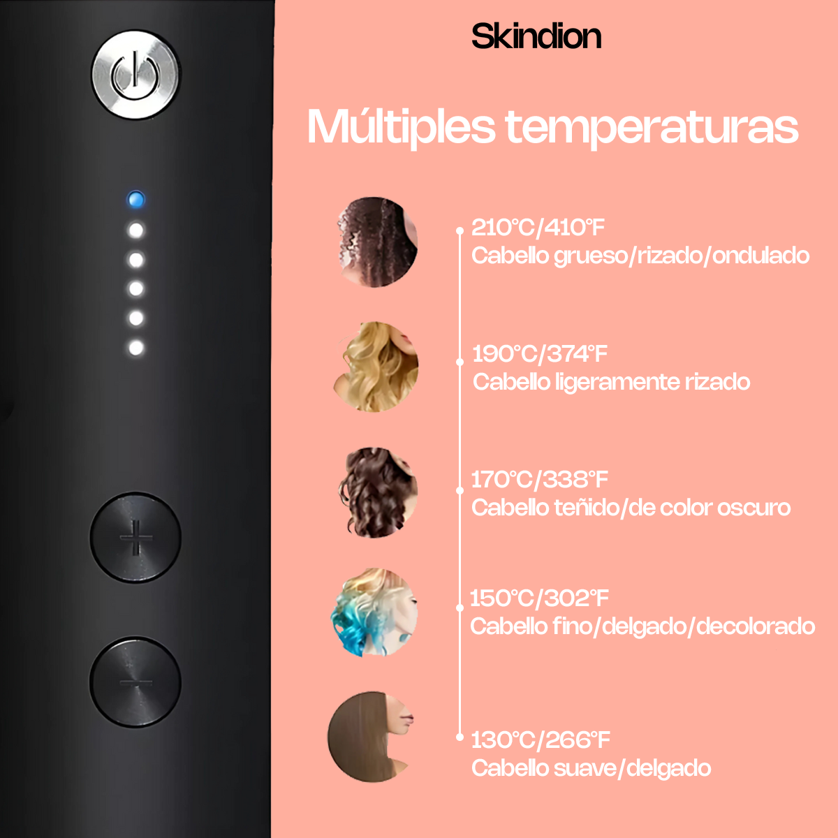 SkinDion SmoothBrush – Cepillo Alisador 2 en 1