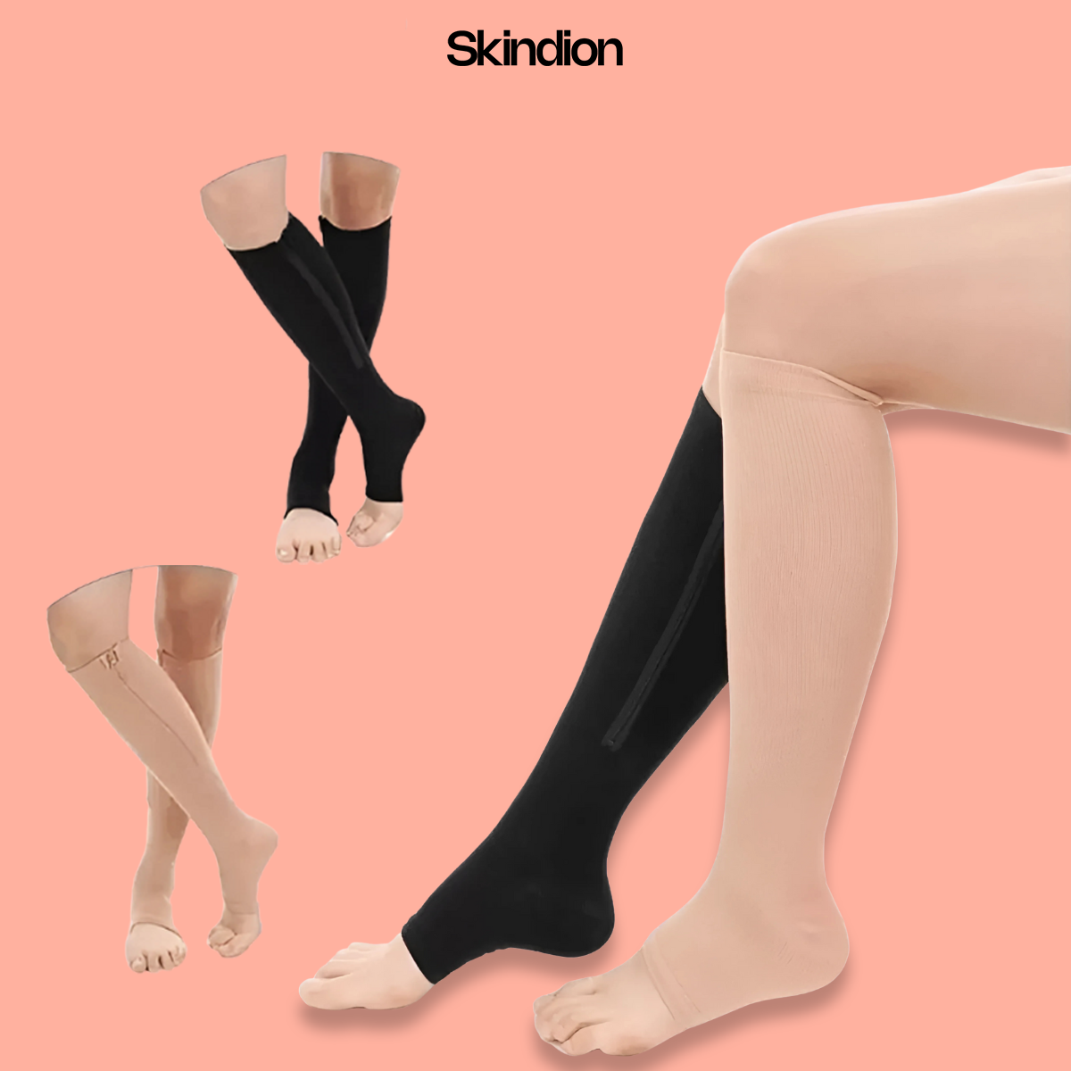 SkinDion VarioComfort – Medias de Compresión para Várices