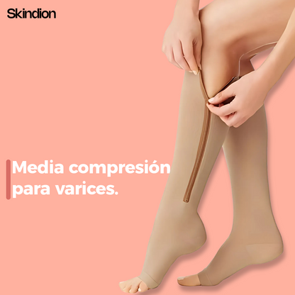 SkinDion VarioComfort – Medias de Compresión para Várices
